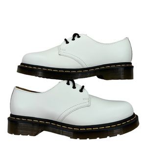 Dr. Martens 1461 Bex White Smooth Leather Low Top Oxford Shoes Size WMS 8 Mens 7